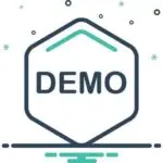 mix icon for demo vector